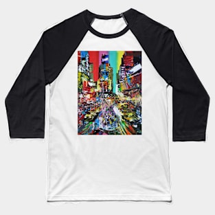 Times Square New York City 885 Baseball T-Shirt